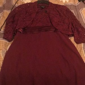 Short Formal Jacket Dress( 2 pc)